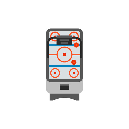 Air hockey game machine iconのイラスト素材