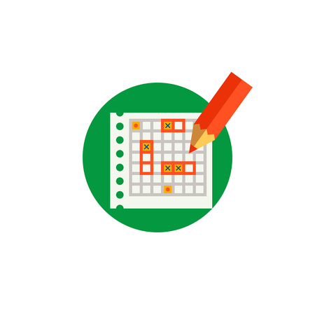 Sea battle sheet vector iconのイラスト素材