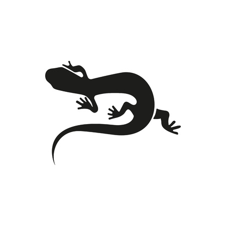 Salamander simple iconのイラスト素材