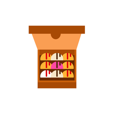 Chocolate candy box iconのイラスト素材