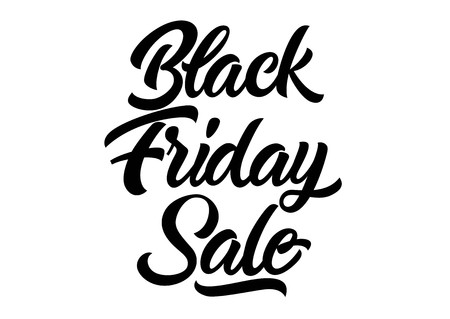 Black Friday Sale Letteringのイラスト素材