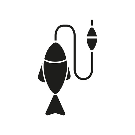 Fishing simple iconのイラスト素材