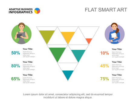 Four columns financial bar chart. Business data. Percent, cash, diagram. Creative concept for infographic, templates, presentation. Can be used for topics like banking, finance, analysis.のイラスト素材