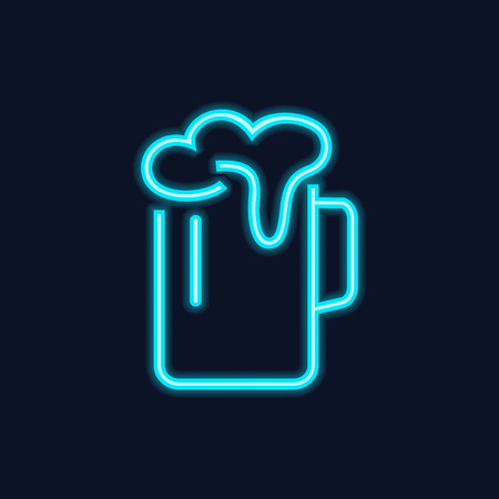 Beer mug as pub symbol iconのイラスト素材