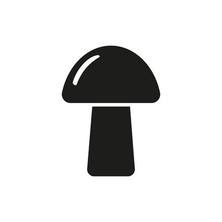 Icon of edible mushroom. Fungus, cuisine, gastronomy. Allergy concept. Can be used for topics like food, vegetarianism, healthy eatingの写真素材