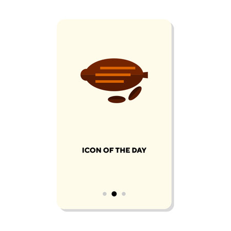 Tasty nut flat icon. Nutrient benefit isolated vector sign. Food and health concept. Vector illustration symbol elements for web design and appsのイラスト素材