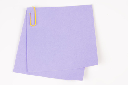 blanc lilac paper on white backgroundの写真素材