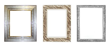 Vintage frame isolated on white
