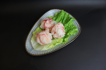Seafood fish ballの写真素材