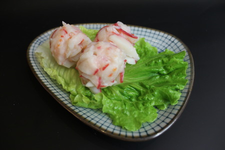 Seafood fish ballの写真素材