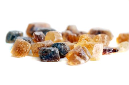 cane brown sugar isolatedの写真素材