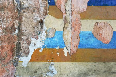 grunge painted wall