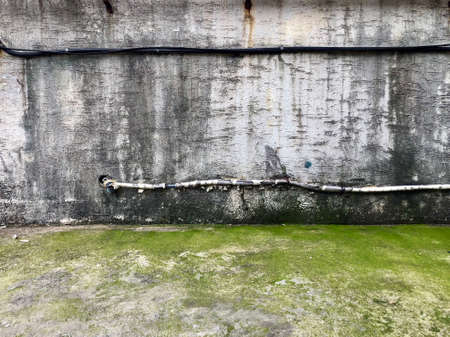 an old building walls and floors