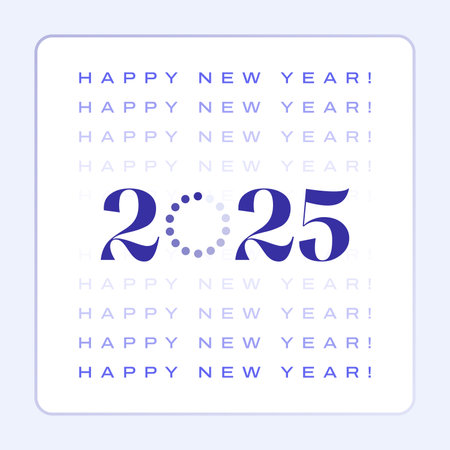 2025 new year holiday background in modern styleのイラスト素材