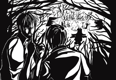 Beware When You re Campingの写真素材