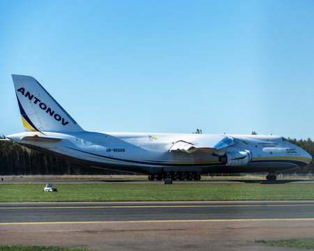 AN 124, Ruslan, Antonov Aircraft is a large, strategic airlift, four-engined aircraft at Tallinn...