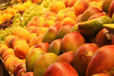 fruits marketの写真素材