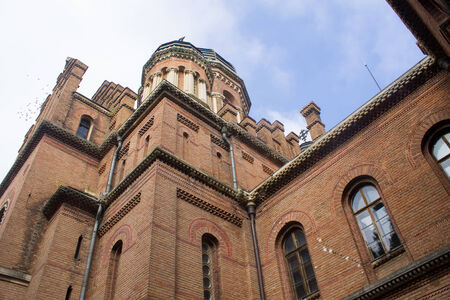 old beautiful building in city in Ukraineのeditorial素材