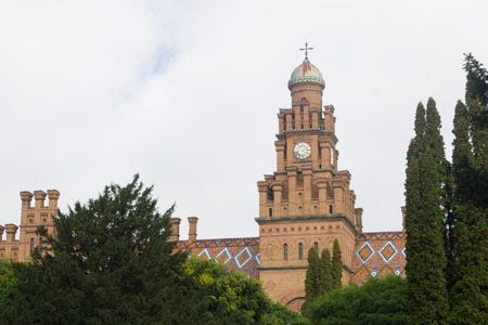 old beautiful building in city in Ukraineのeditorial素材