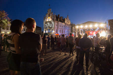 old european town evening landscapeのeditorial素材