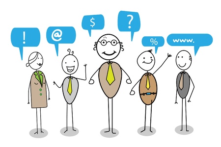 communication team のイラスト素材