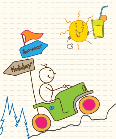 sport holiday adventurer のイラスト素材