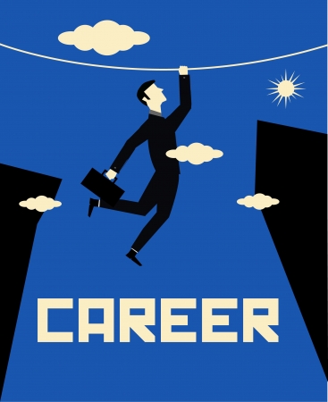 Businessman Career Climbのイラスト素材