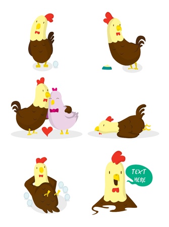 Chickenのイラスト素材