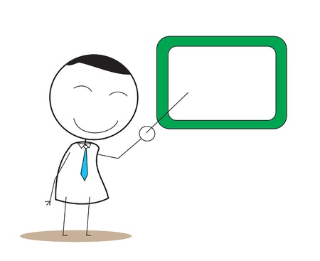 Presentation Manのイラスト素材