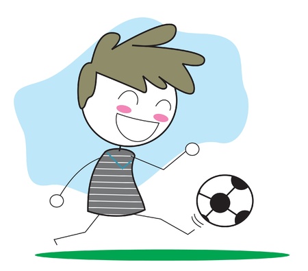 football playerのイラスト素材