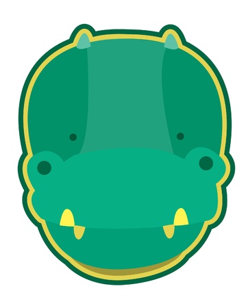 crocodileのイラスト素材