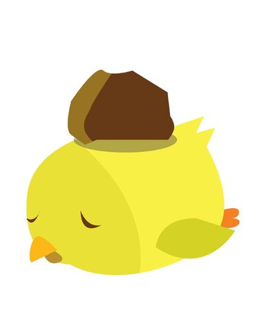 cute birdのイラスト素材