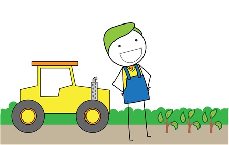 gardener manのイラスト素材