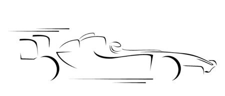 Formula Car のイラスト素材