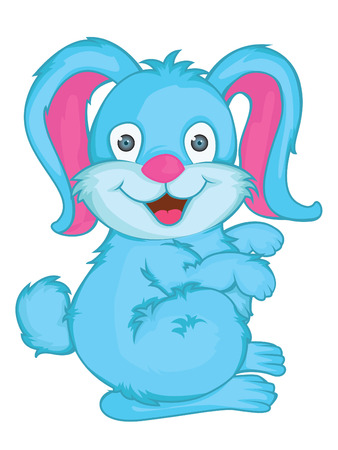 Rabbit Vector Cartoon Illustrationのイラスト素材