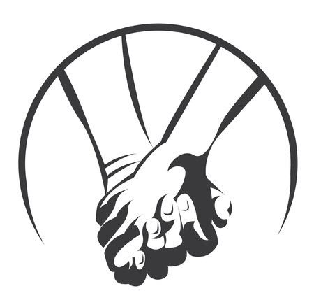 romantic handのイラスト素材