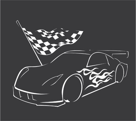 Race Car Symbolのイラスト素材