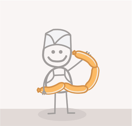 Sausage Manのイラスト素材