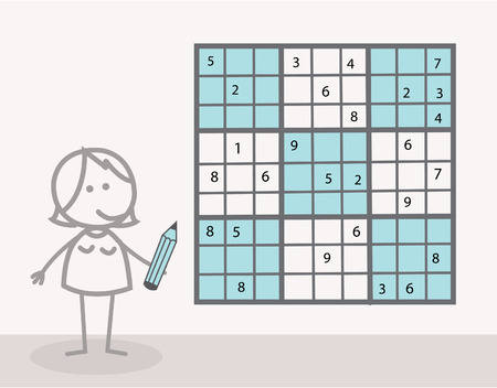 Sudokuのイラスト素材