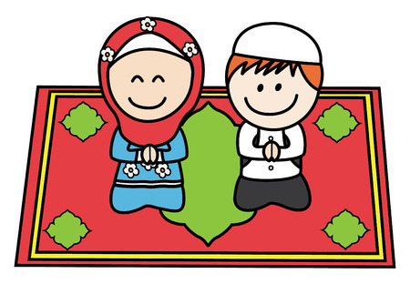 Moslem and Moslemahのイラスト素材