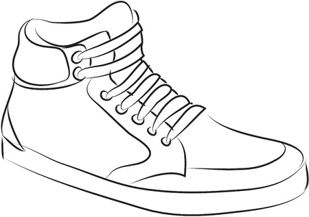 shoe ilustrationのイラスト素材