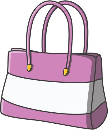 Hand bag doodle illustration designのイラスト素材