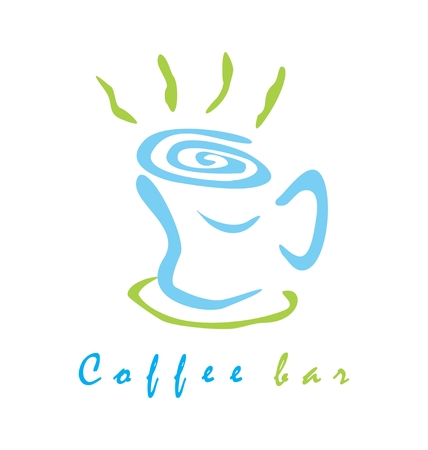 Coffee bar sign  のイラスト素材