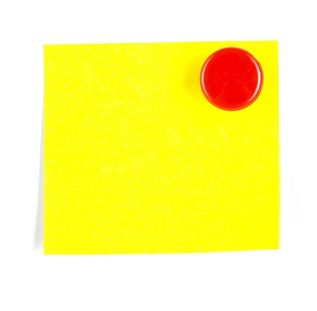 business post-its on wite background on which you can write different messagesの写真素材