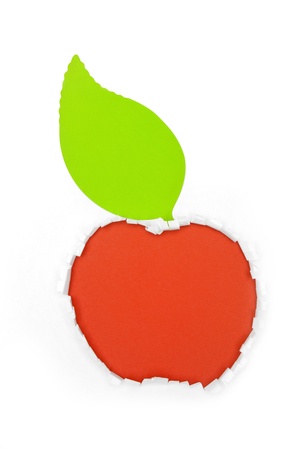 revealing paper; empty spaces for different business messagesの写真素材