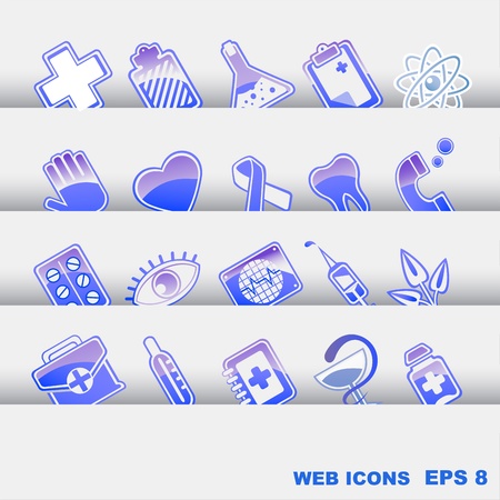 Vector Medical Iconsのイラスト素材