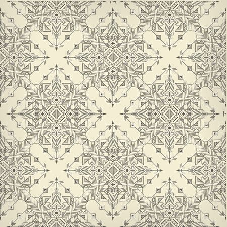 vintage tribal ethnic background, native american motifsのイラスト素材