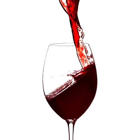 Red wine splashの写真素材