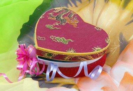  Paper small box - a gift to St Valentines Dayの写真素材