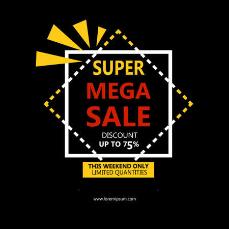 background sale design illustrations can be used for banners, flyers, posters, brochure, website display, online shop, promotion, application, product sales, product marketingのイラスト素材